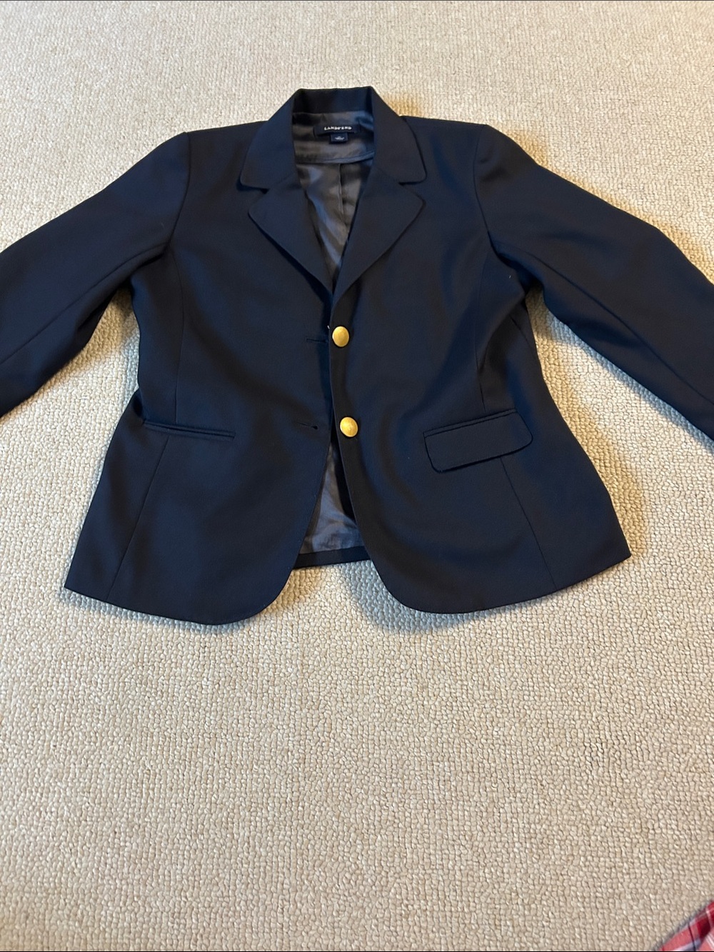 Lands End Girls School Uniform Blazer